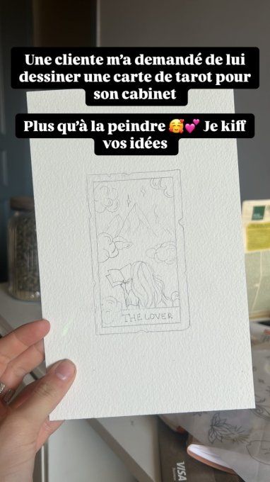 Carte de tarot  vibratoire  