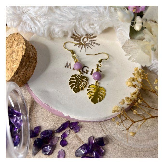 Boucle feuille d’or 