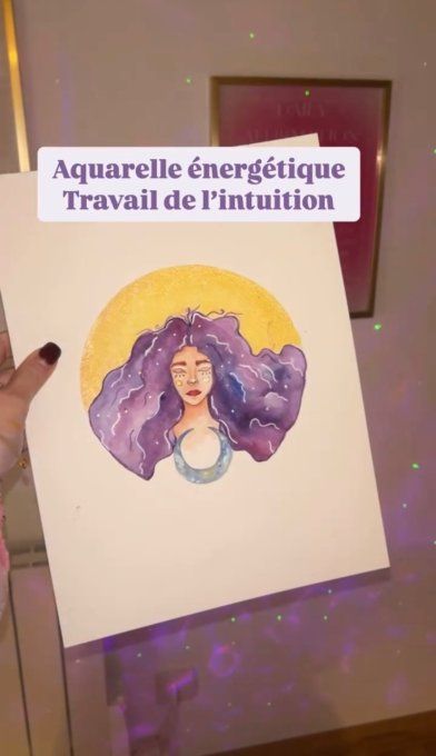Aquarelle vibratoire 