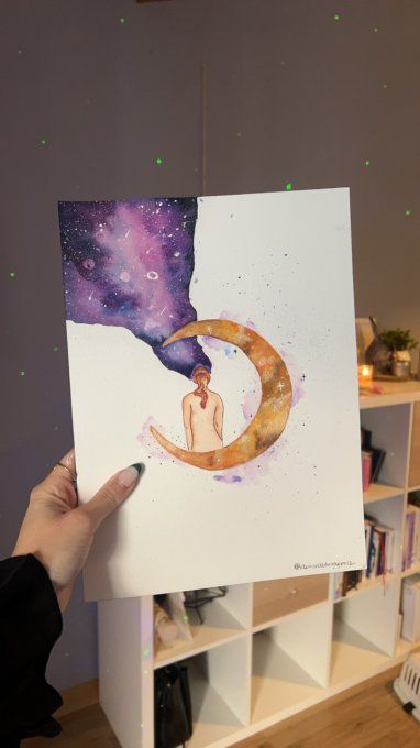 Aquarelle vibratoire 