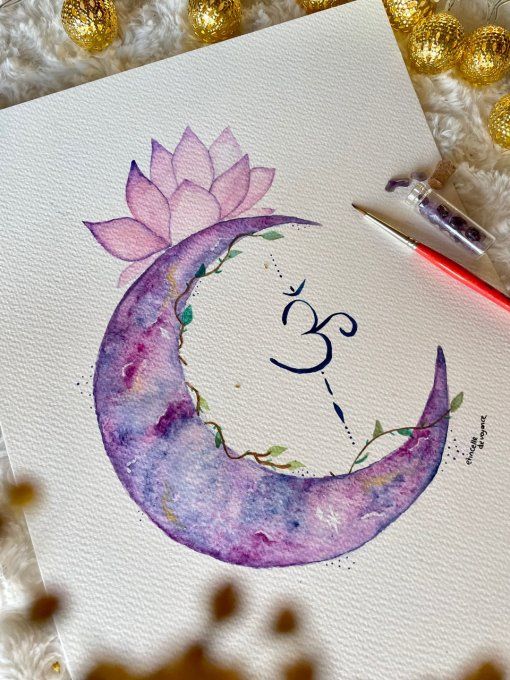Aquarelle vibratoire 