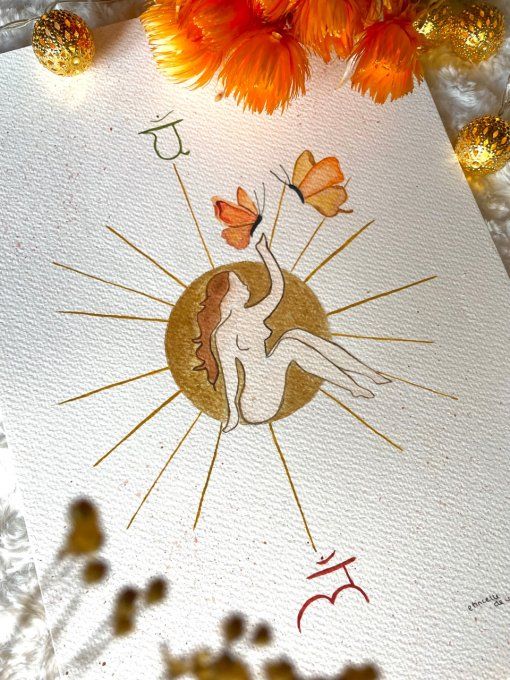Aquarelle vibratoire 